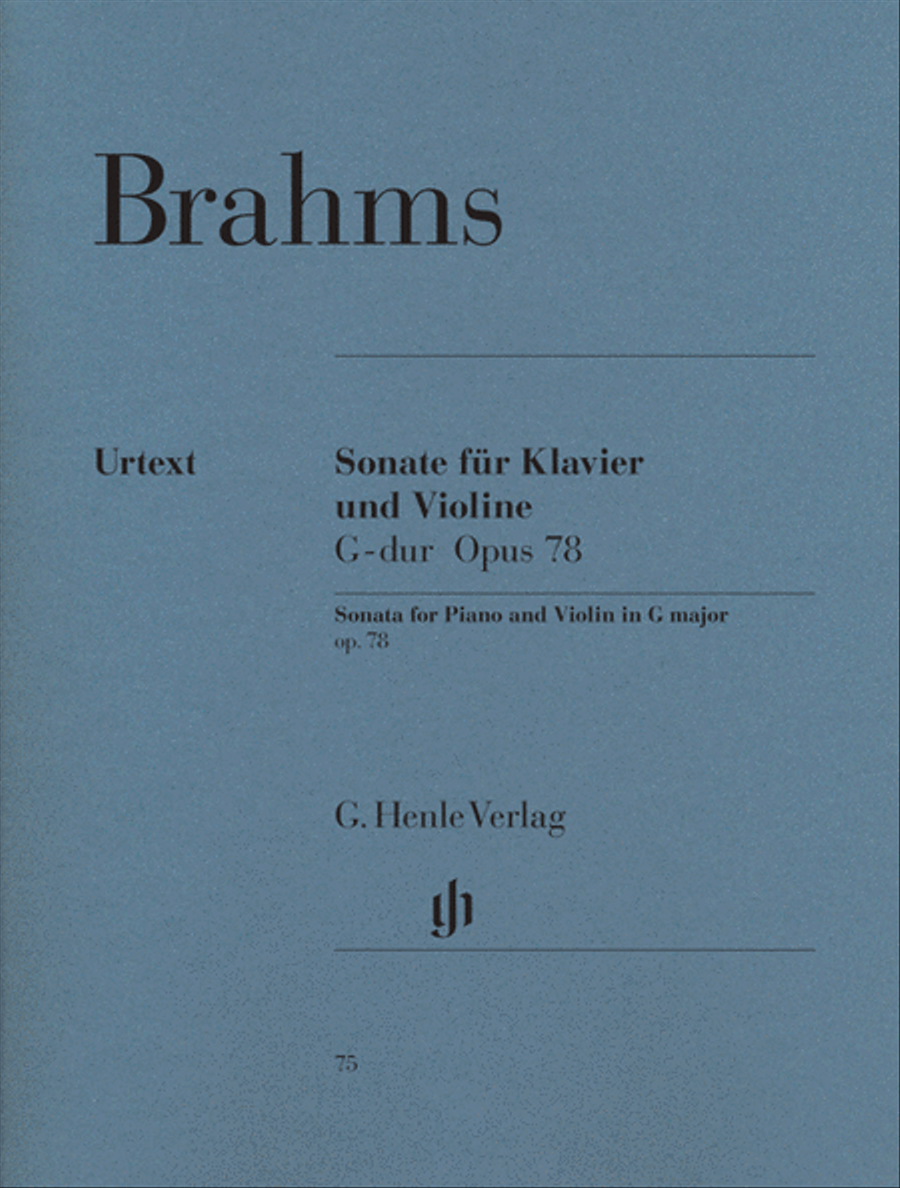 Sonata for Piano and Violin in G Major, Op. 78 Violin Solo scores gallery preview page 1