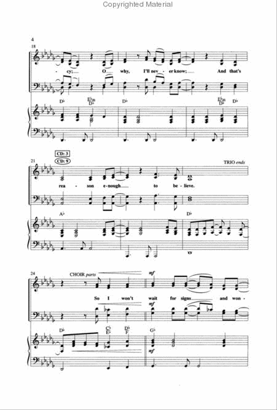 Reason Enough (Anthem) 4-Part scores gallery preview page 3
