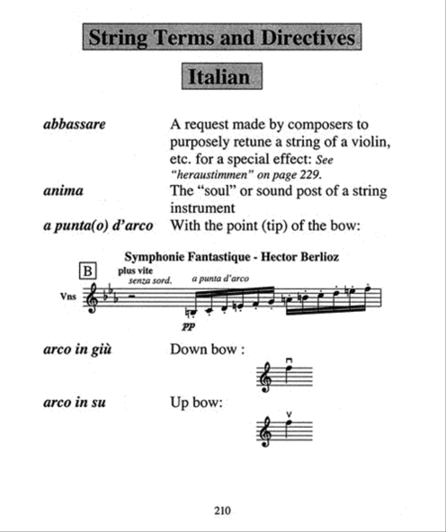 Cirone's Pocket Dictionary of Foreign Musical Terms Collection / Songbook scores gallery preview page 6
