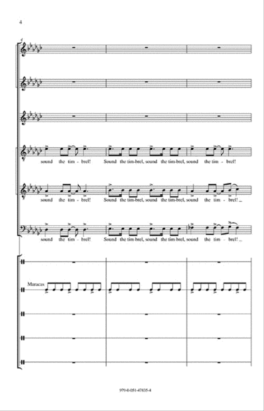 Miriam's Song Miriam's Song Choir scores gallery preview page 3