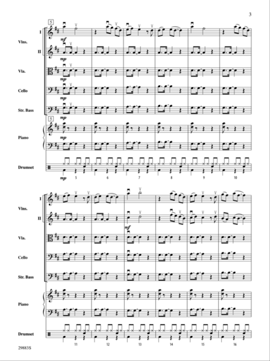 That's What You Get (score only) String Orchestra scores gallery preview page 3