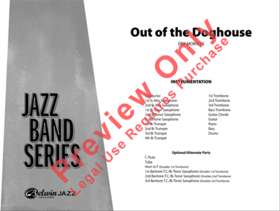 Out of the Doghouse Out of the Doghouse Jazz Ensemble scores gallery preview page 2