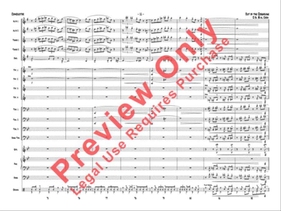 Out of the Doghouse Out of the Doghouse Jazz Ensemble scores gallery preview page 14