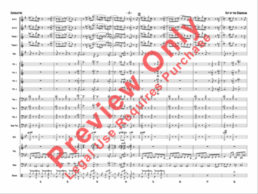 Out of the Doghouse Out of the Doghouse Jazz Ensemble scores gallery preview page 16