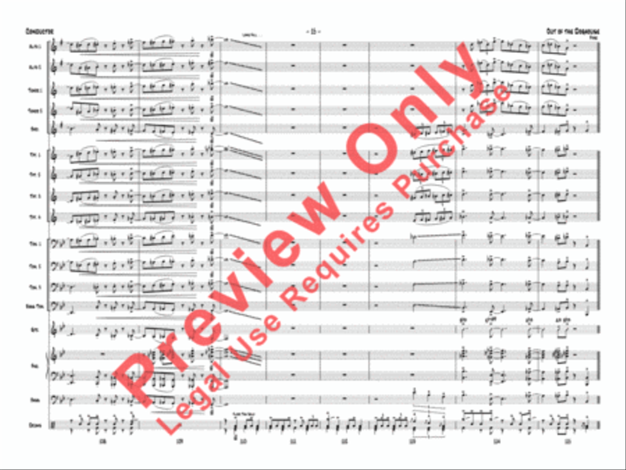 Out of the Doghouse Out of the Doghouse Jazz Ensemble scores gallery preview page 18