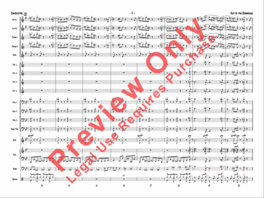 Out of the Doghouse Out of the Doghouse Jazz Ensemble scores gallery preview page 6