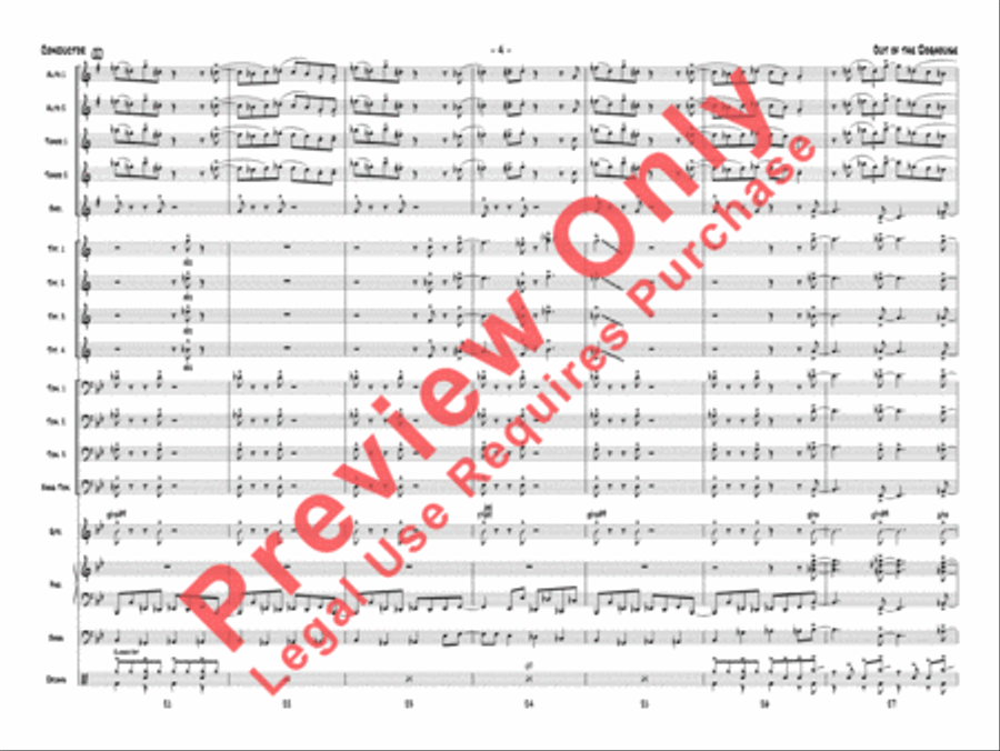Out of the Doghouse Out of the Doghouse Jazz Ensemble scores gallery preview page 7