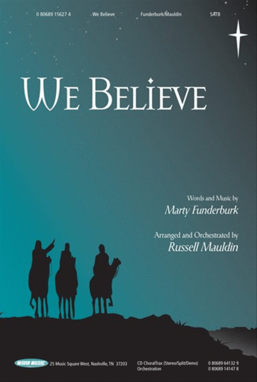 We Believe - Anthem We Believe - Anthem 4-Part scores gallery preview page 1