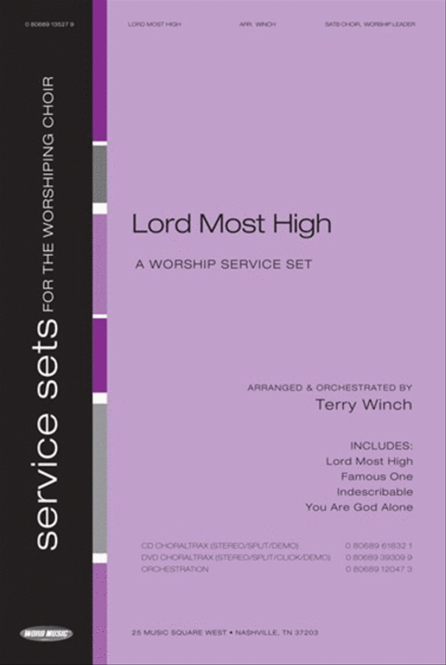 Lord Most High - Booklet CD Trax Choir scores gallery preview page 1