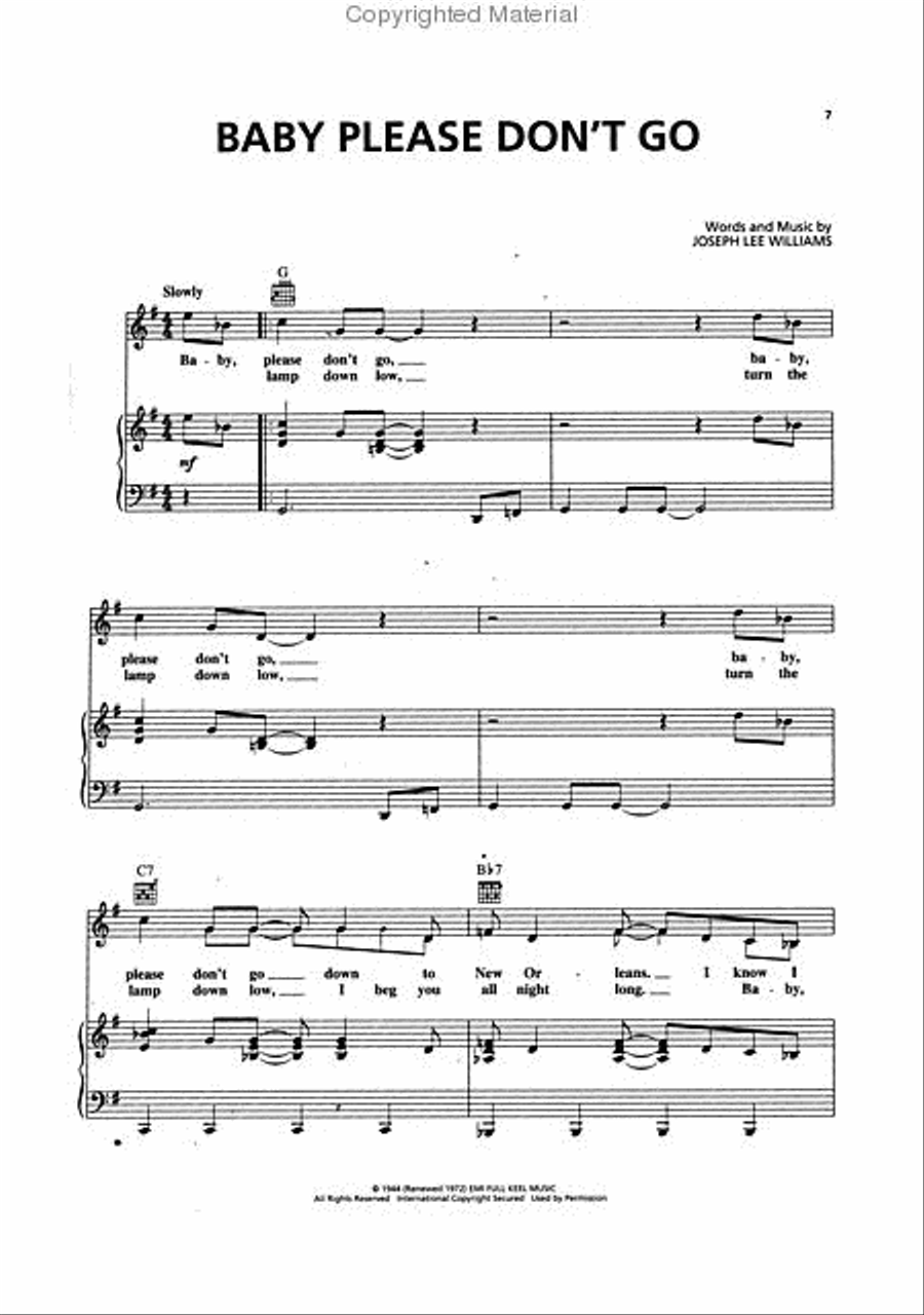Blues Songs Piano, Vocal, Guitar scores gallery preview page 3