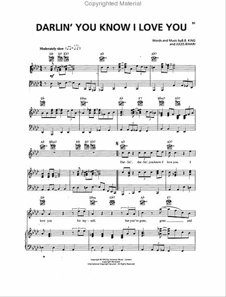 Blues Songs Piano, Vocal, Guitar scores gallery preview page 4