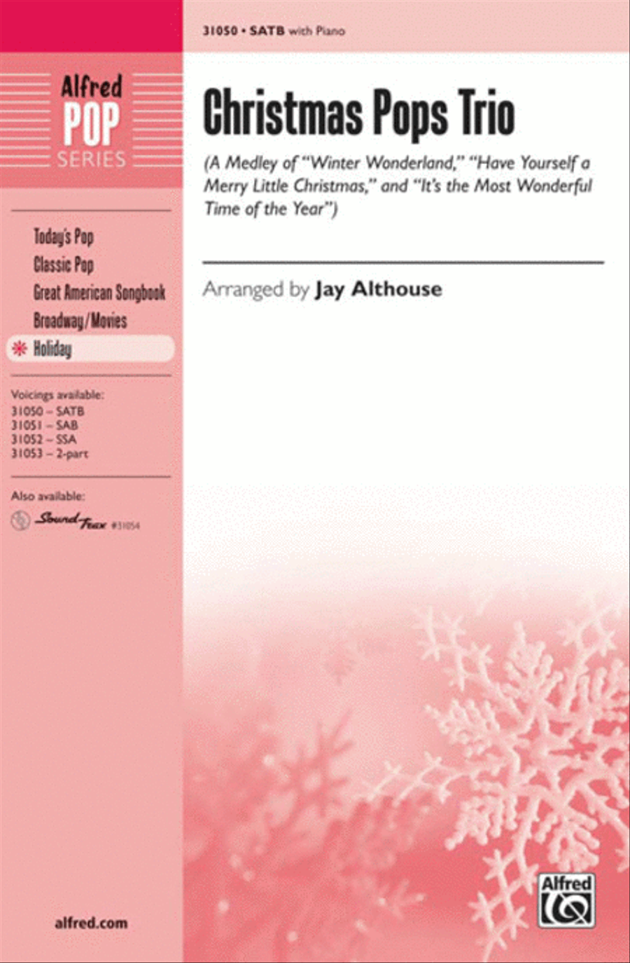Christmas Pops Trio (A Medley) 4-Part scores gallery preview page 1