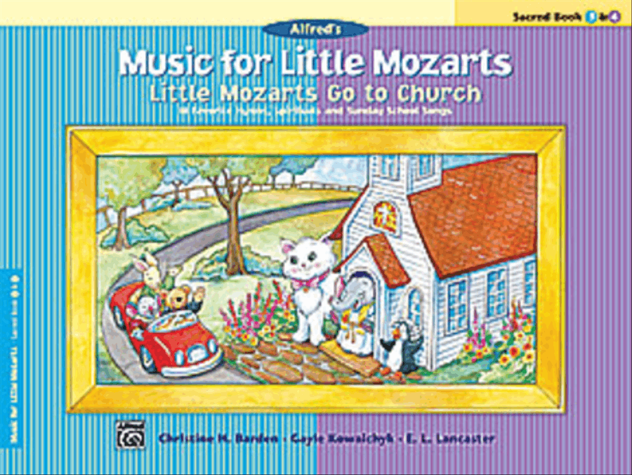 Music for Little Mozarts -- Little Mozarts Go to Church, Book 3-4 Piano Method scores gallery preview page 1