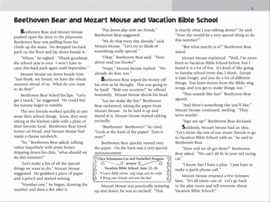 Music for Little Mozarts -- Little Mozarts Go to Church, Book 3-4 Piano Method scores gallery preview page 2