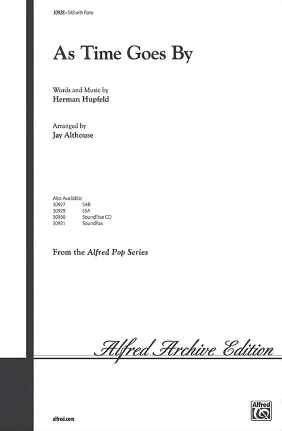 As Time Goes By As Time Goes By 3-Part scores gallery preview page 1