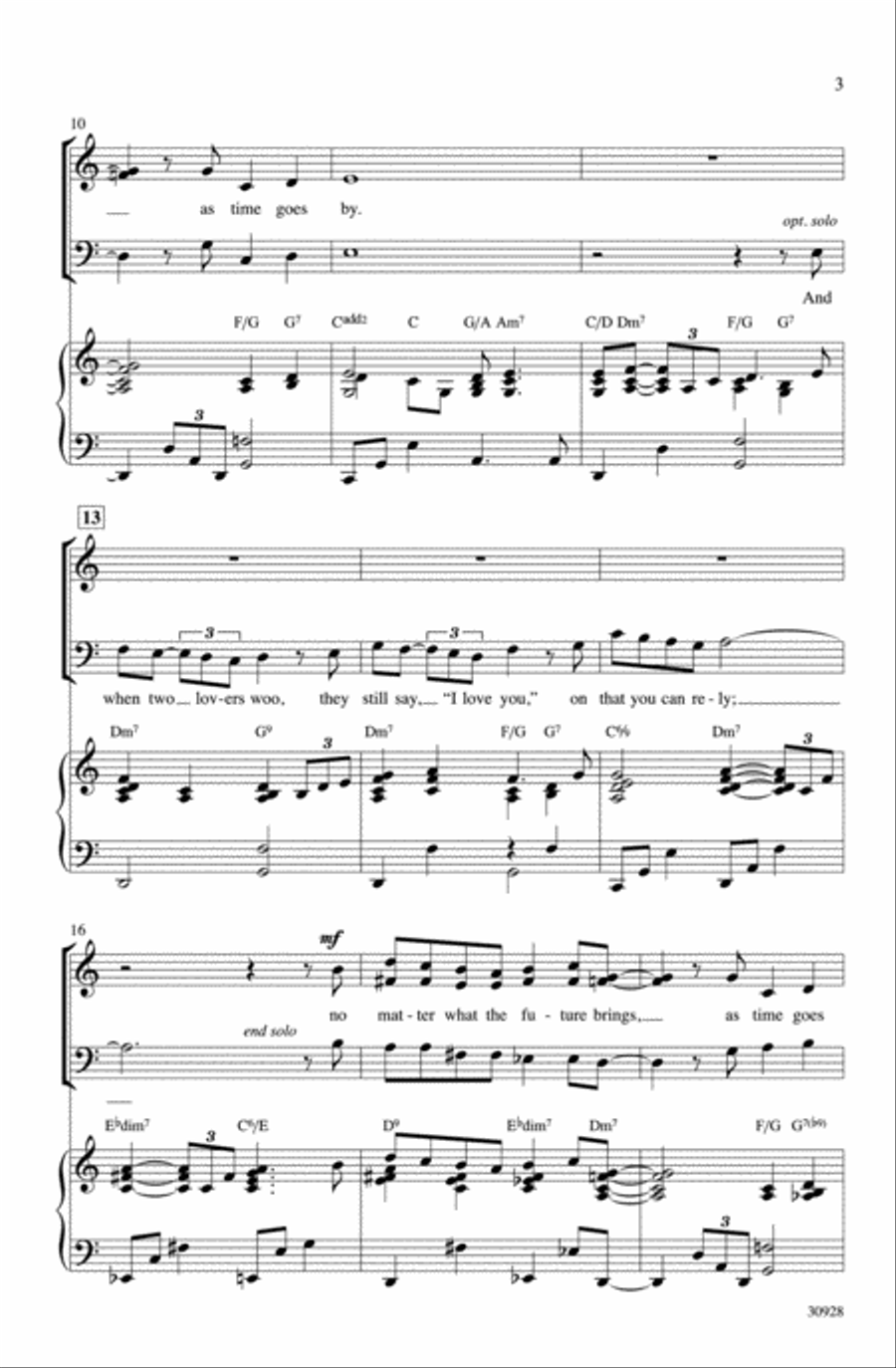 As Time Goes By As Time Goes By 3-Part scores gallery preview page 3