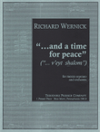... and a time for peace