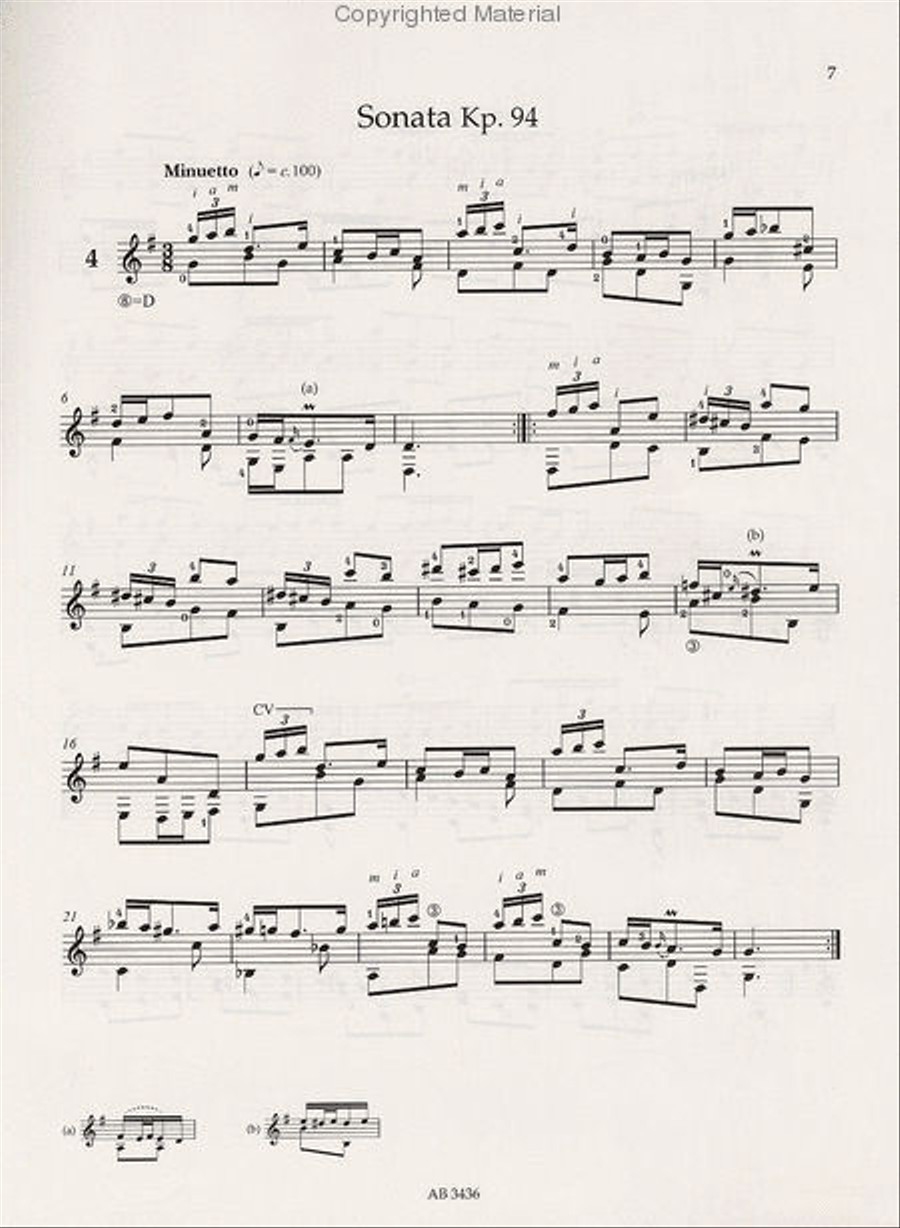 Scarlatti for Guitar Scarlatti for Guitar Classical Guitar scores gallery preview page 2