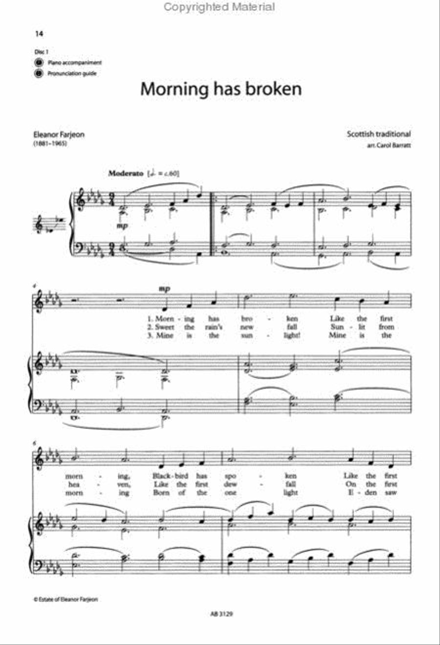 The ABRSM Songbook, Book 2 Voice scores gallery preview page 3
