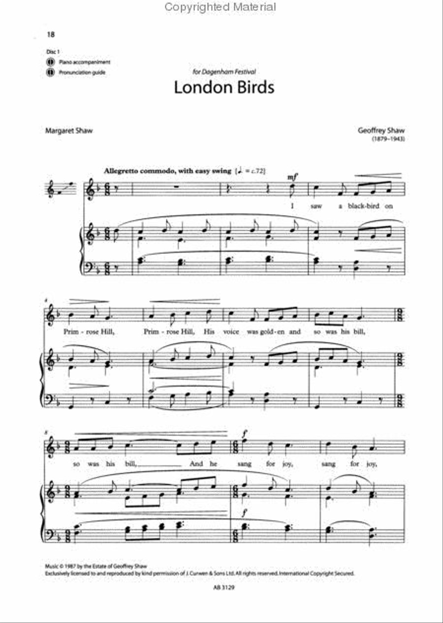 The ABRSM Songbook, Book 2 Voice scores gallery preview page 4