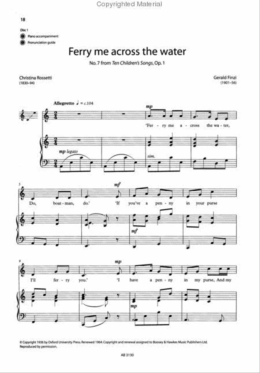The ABRSM Songbook, Book 3 Voice scores gallery preview page 3
