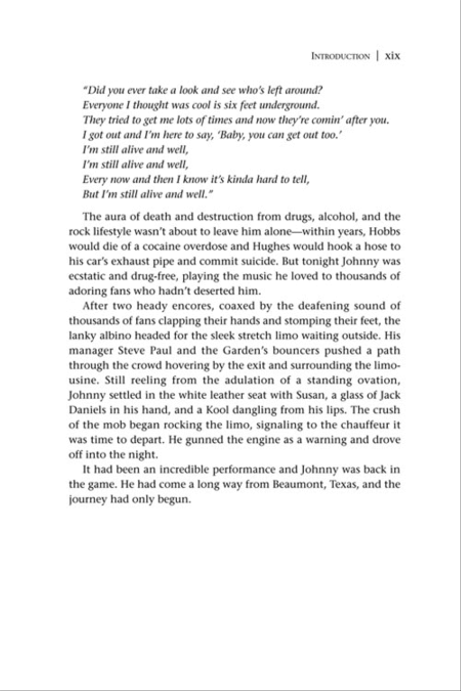 Raisin' Cain: The Wild and Raucous Story of Johnny Winter Collection / Songbook scores gallery preview page 9