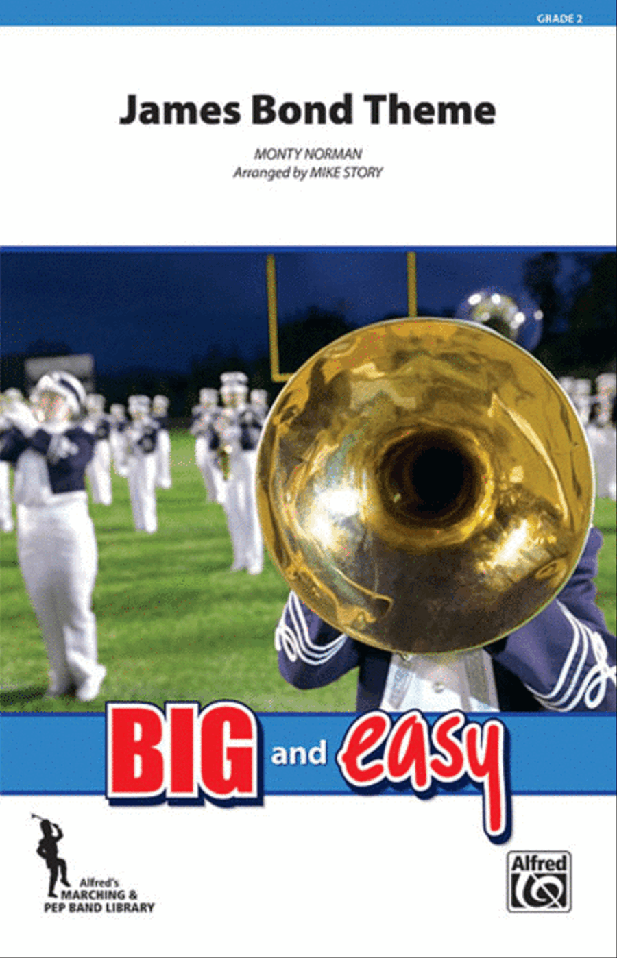James Bond Theme (score only) Marching Band scores gallery preview page 1