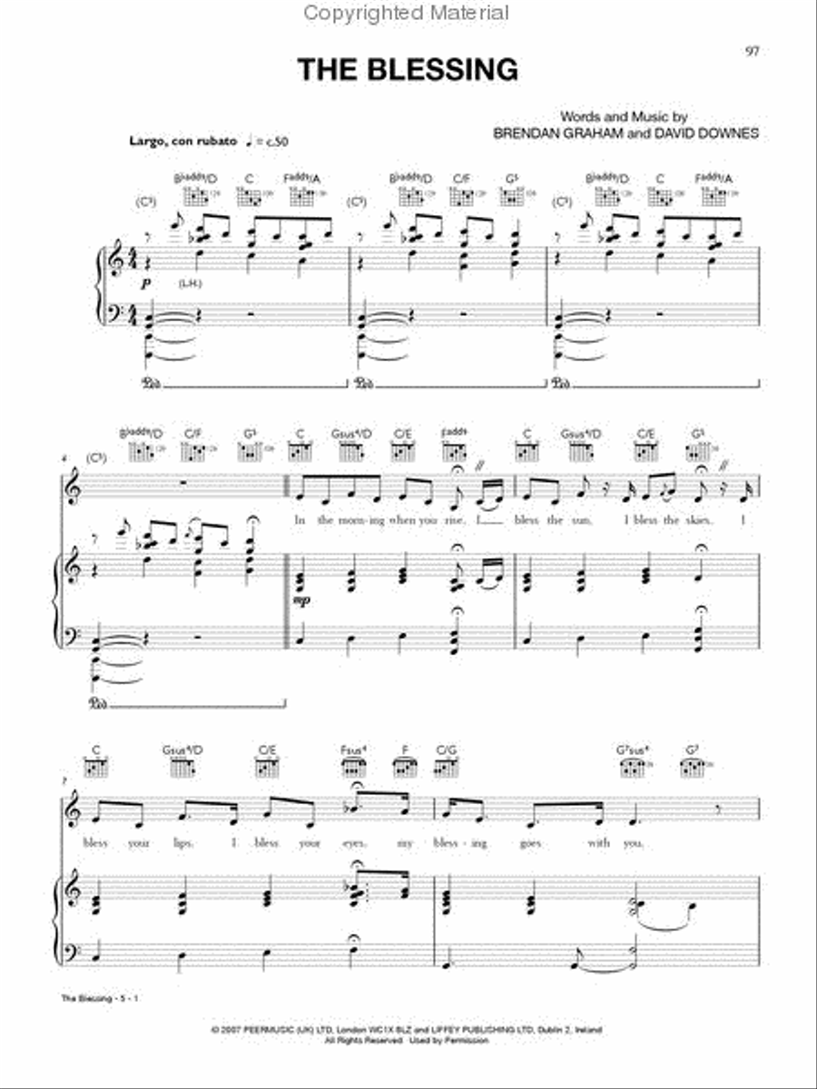 World's Greatest Wedding Music Piano, Vocal, Guitar scores gallery preview page 5