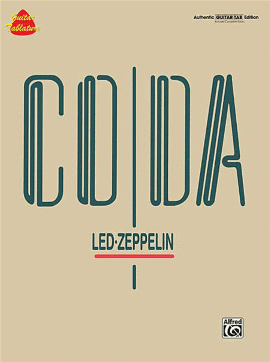 Led Zeppelin -- Coda Electric Guitar scores gallery preview page 1