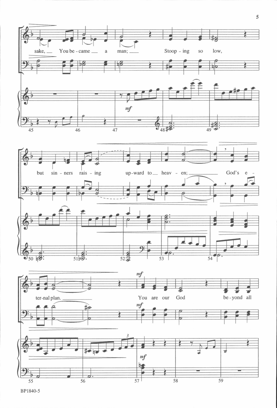 Lord, You Were Rich Lord, You Were Rich 4-Part scores gallery preview page 5