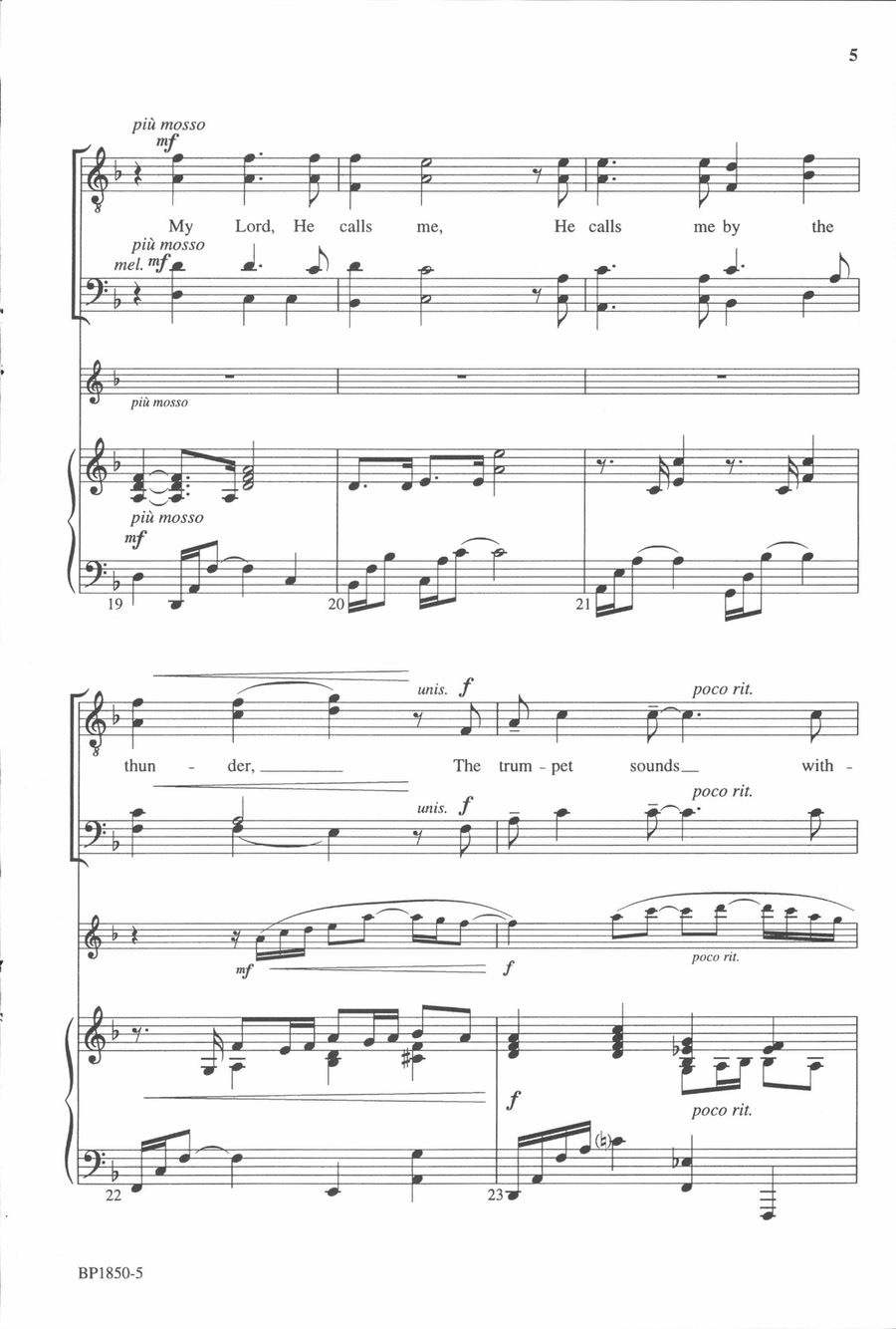 Steal Away - Helvey - TTBB TTBB scores gallery preview page 5