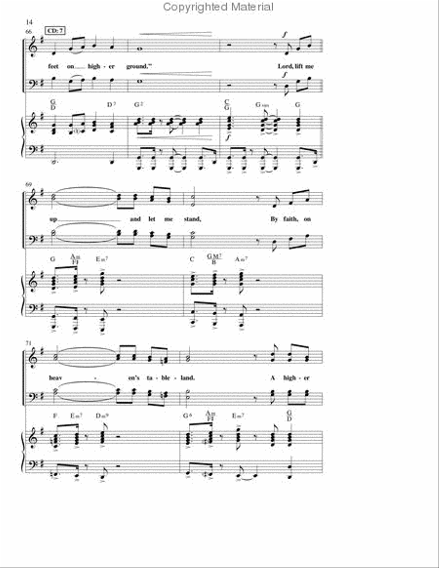 Higher Ground (Book) Higher Ground (Book) 4-Part scores gallery preview page 3