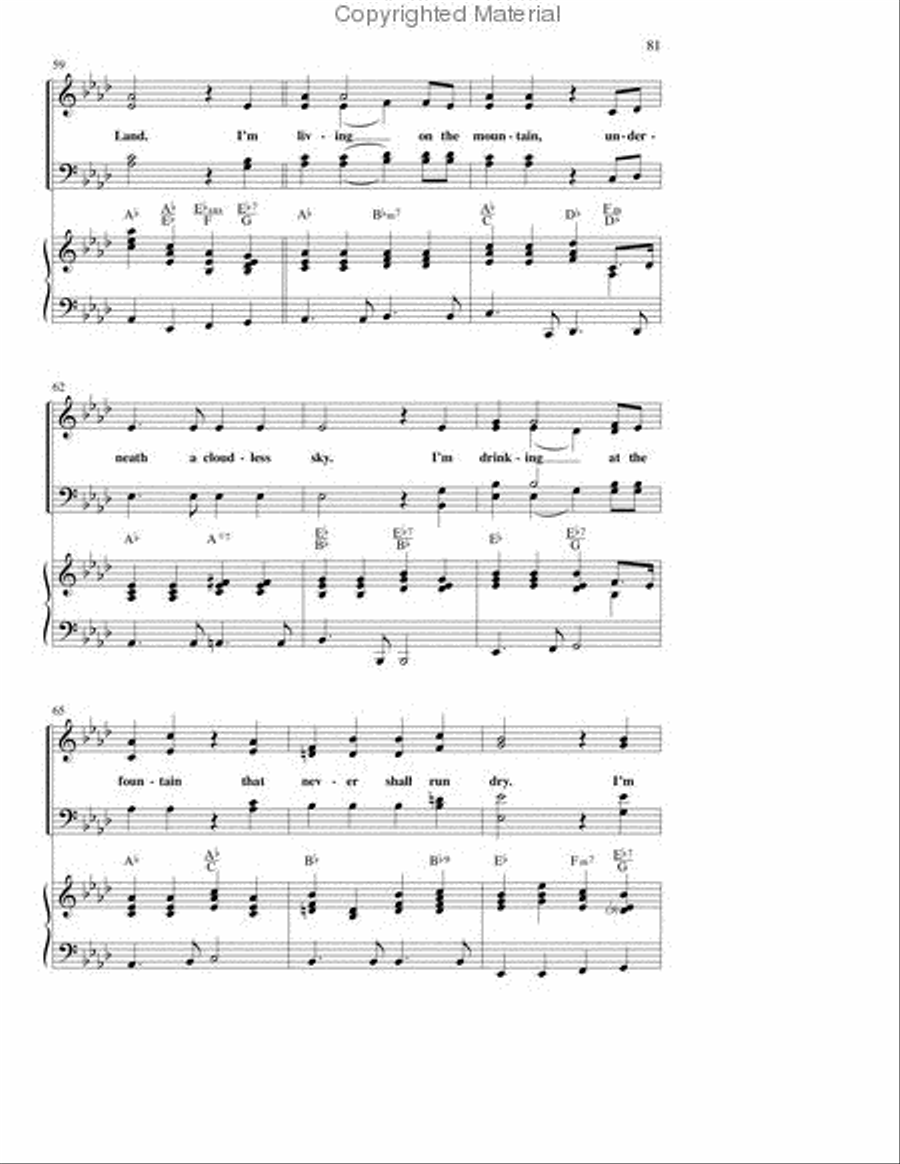 Higher Ground (Book) Higher Ground (Book) 4-Part scores gallery preview page 9