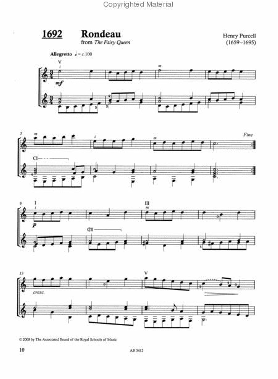 Time Pieces for Guitar, Volume 2 Classical Guitar scores gallery preview page 2