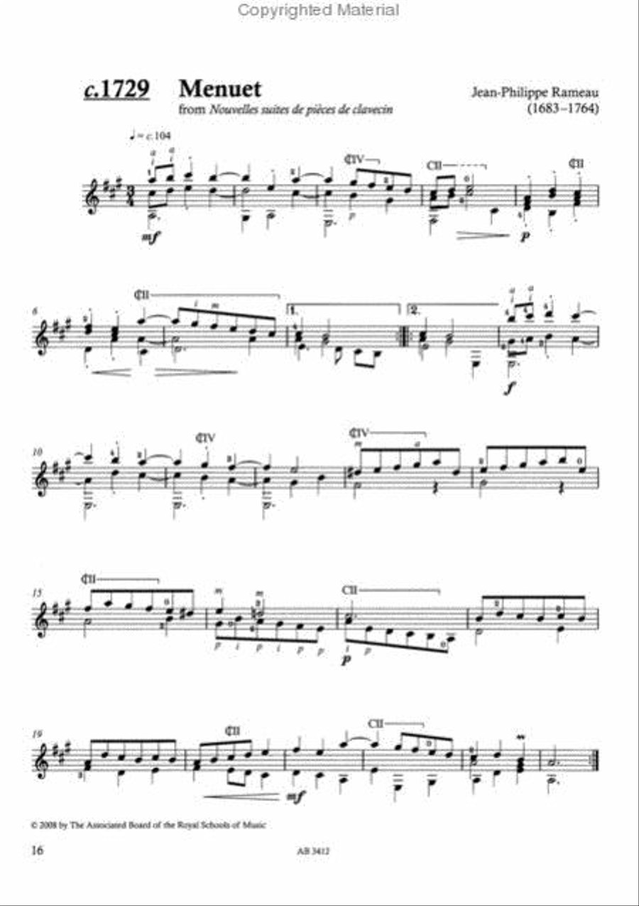 Time Pieces for Guitar, Volume 2 Classical Guitar scores gallery preview page 3