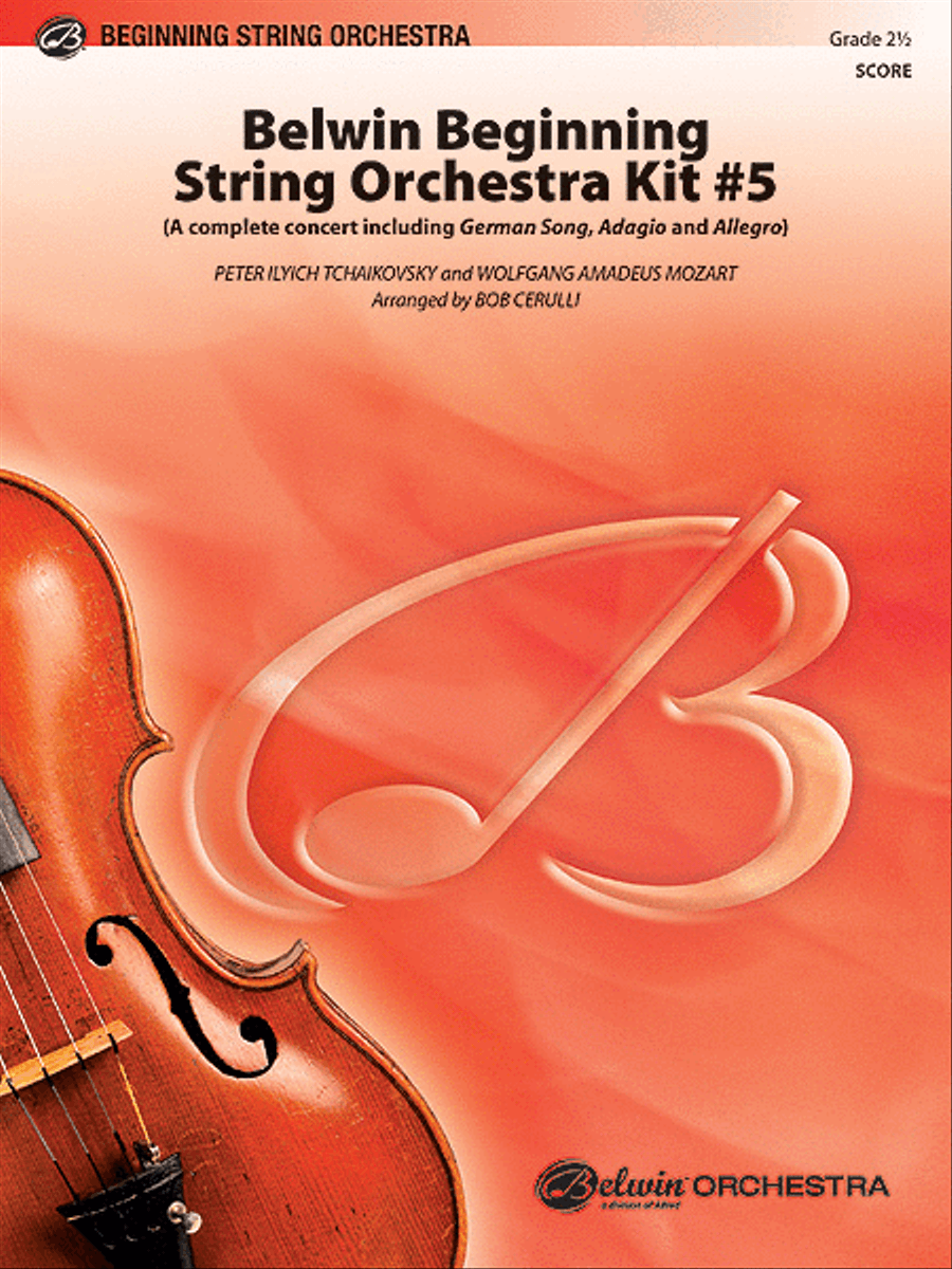 Belwin Beginning String Orchestra Kit #5 (score only) String Orchestra scores gallery preview page 1