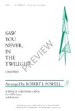 Saw You Never, in the Twilight mini preview