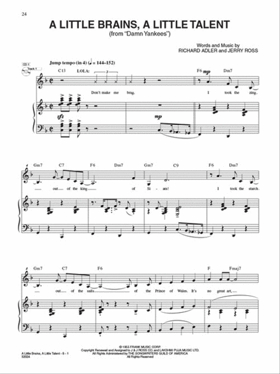 Broadway Presents! Teens' Musical Theatre Anthology: Female Edition High Voice scores gallery preview page 5