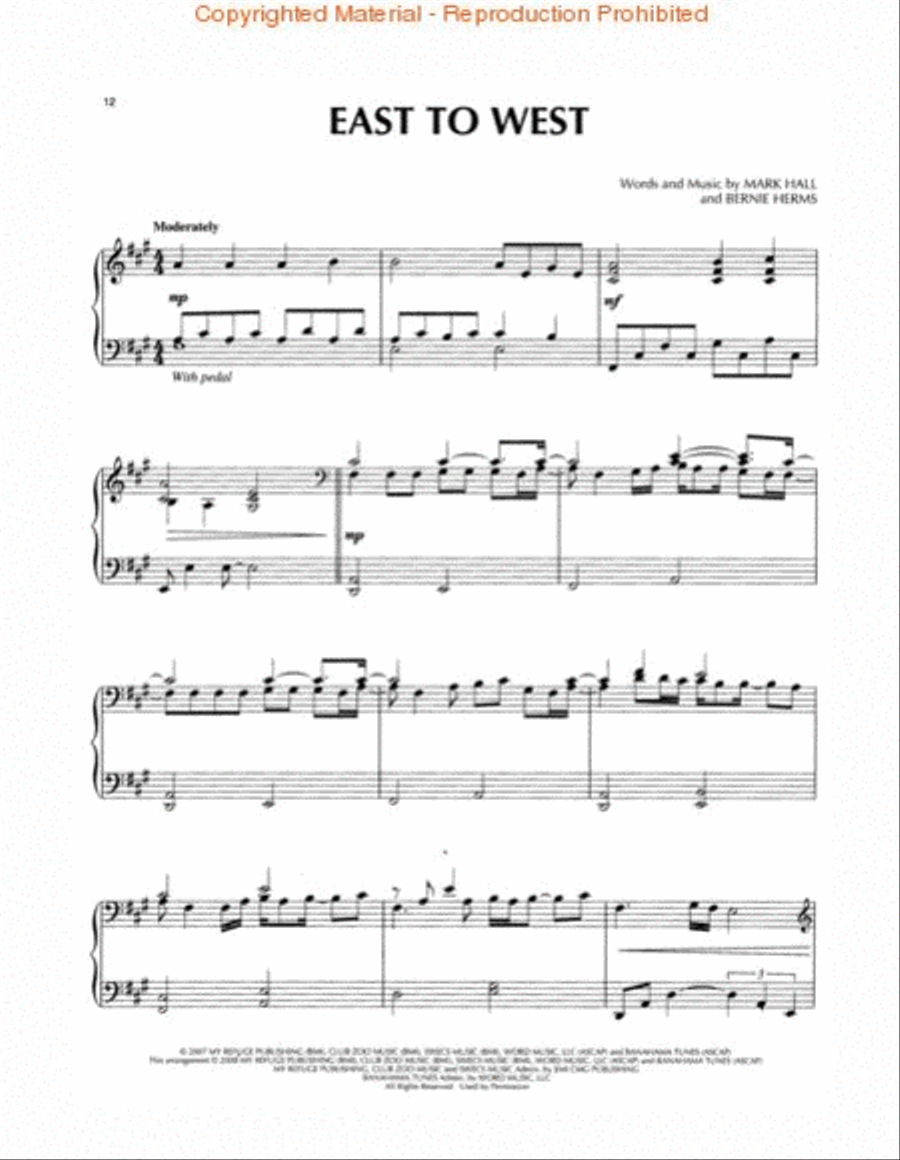 Casting Crowns for Piano Solo Piano Solo scores gallery preview page 3