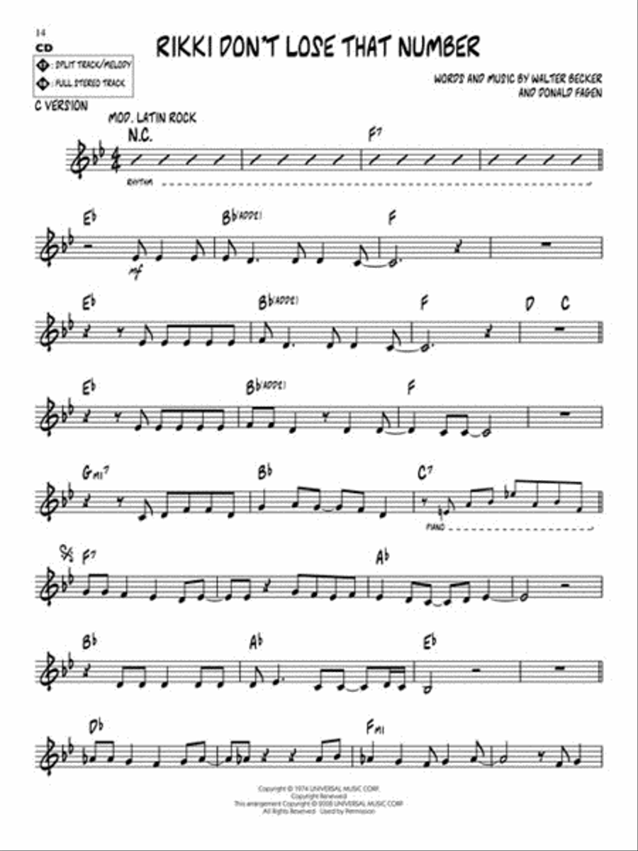 Steely Dan C Instrument scores gallery preview page 5