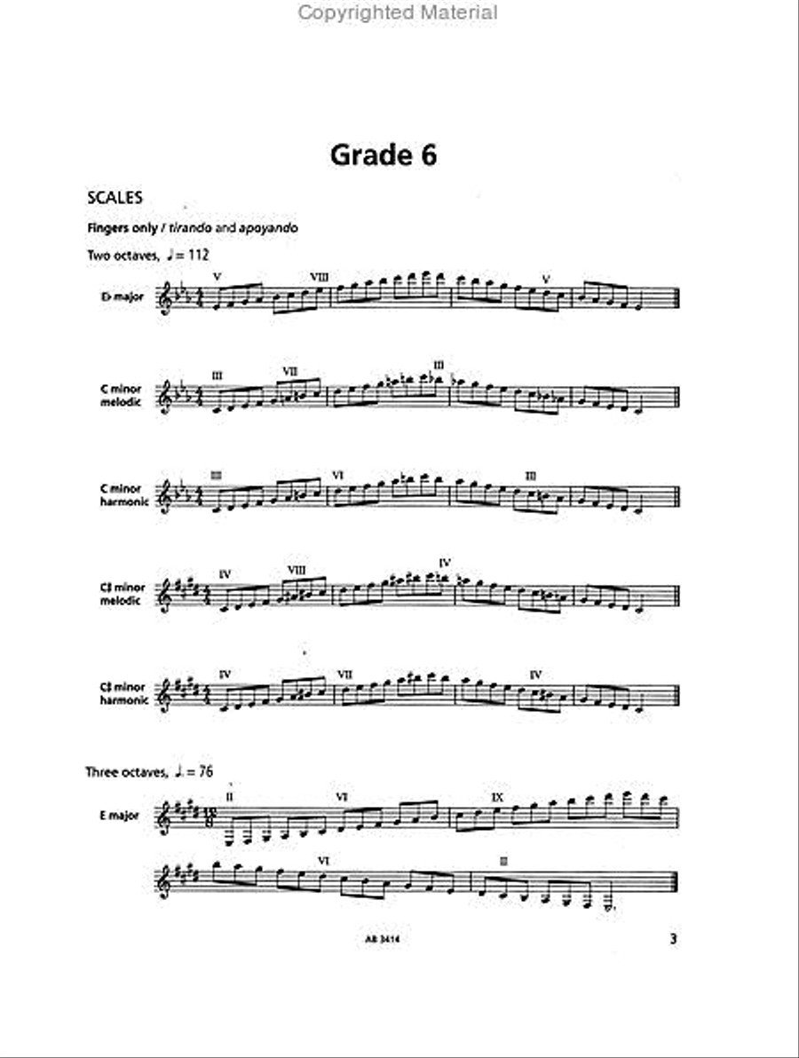 Guitar Scales and Arpeggios, Grades 6-8 Guitar scores gallery preview page 2
