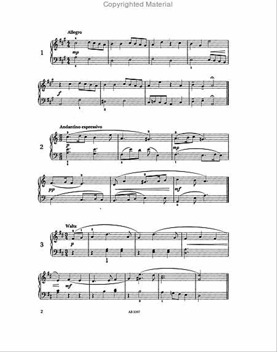 Piano Specimen Sight-Reading Tests Piano Method scores gallery preview page 2