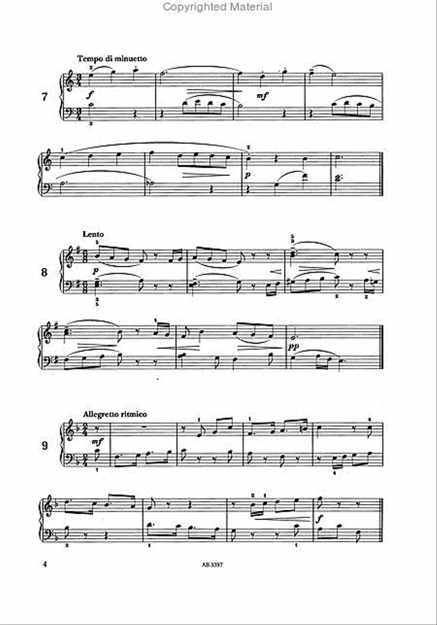 Piano Specimen Sight-Reading Tests Piano Method scores gallery preview page 3
