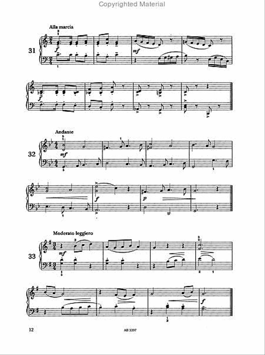Piano Specimen Sight-Reading Tests Piano Method scores gallery preview page 4