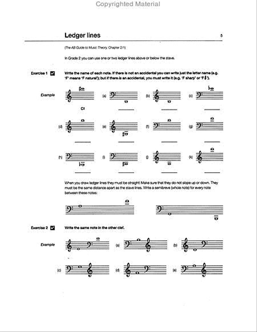 Music Theory in Practice, Grade 2 Collection / Songbook scores gallery preview page 2
