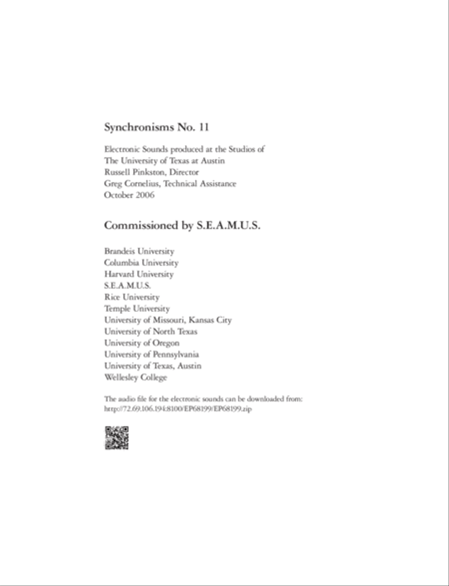 Synchronisms No. 11 Double Bass scores gallery preview page 3