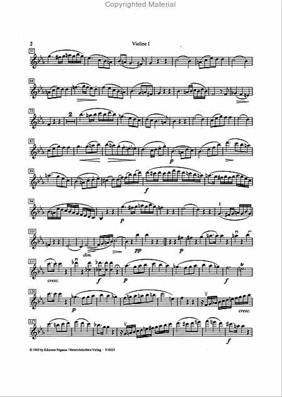 String Quartet No. 3 in Eb Major Cello scores gallery preview page 3