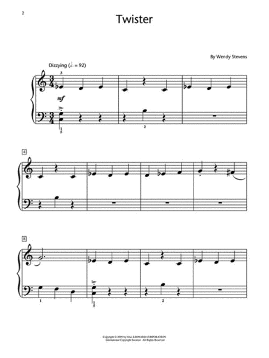 Twister Piano Method scores gallery preview page 2