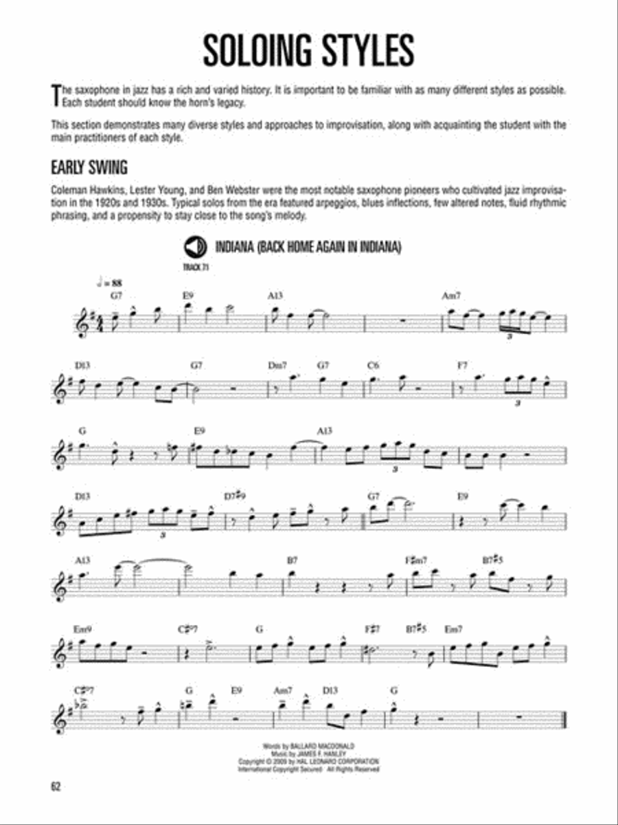 Hal Leonard Tenor Saxophone Method Tenor Saxophone scores gallery preview page 4