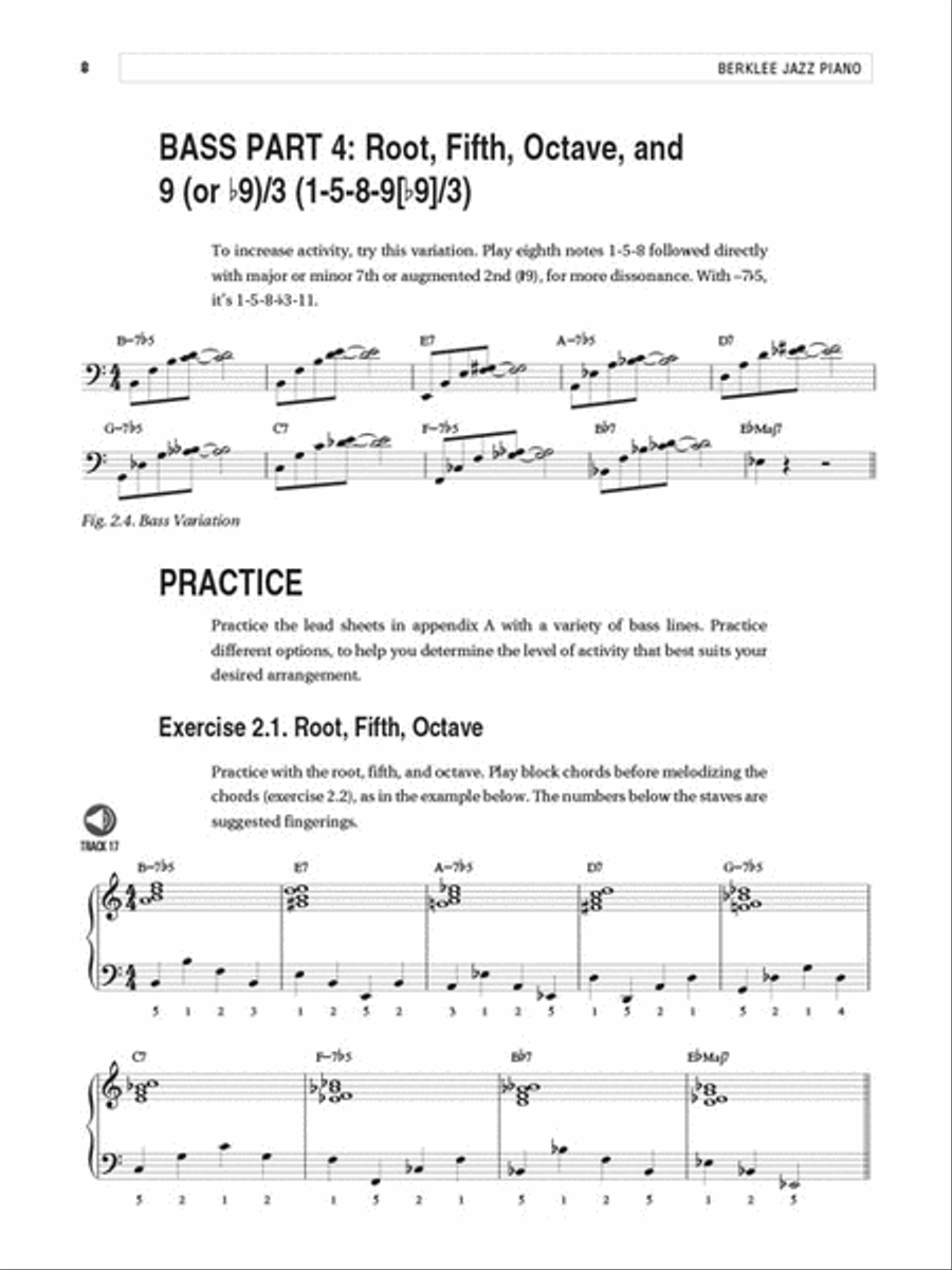 Berklee Jazz Piano Berklee Jazz Piano Piano Method scores gallery preview page 4